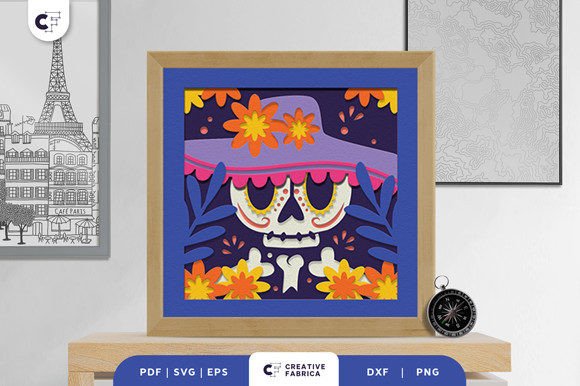 Dia De Los Muertos 3D Layered Paper Cut Review for Embroidery Projects