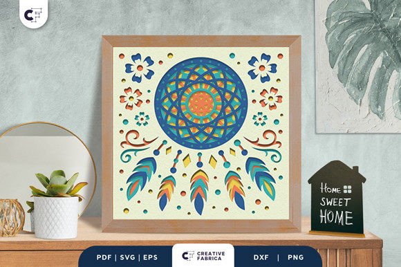 Dreamcatcher 3D Light Box Paper Cut SVG Review for Real Projects