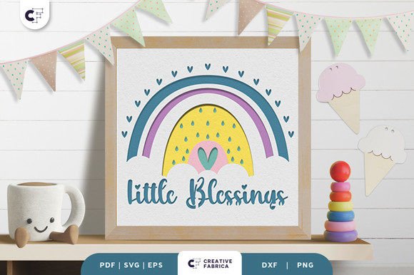 Little Blessings Boho Rainbow 3D SVG Review for Real Projects