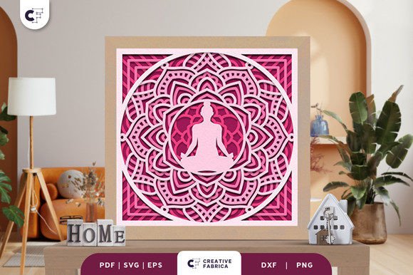 Meditation 3D Light Box Paper Cut SVG Review for Real Projects